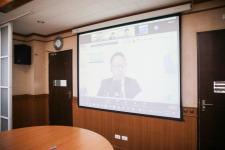 นายกองค์การบริหารส่วนจังหวัดตาก ในฐานะผู้อำนวยการอุทยานธรณีไม้กลายเป็นหินจังหวัดตาก เข้าร่วมการประชุมทางวิชาการเครือข่ายอุทยานธรณีประเทศไทย ครั้งที่ 1