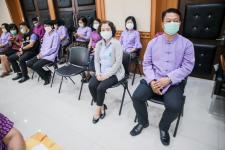 นายกองค์การบริหารส่วนจังหวัดตาก เป็นประธานในพิธีเปิดโครงการฝึกอบรมส่งเสริมการดูแลสุขภาพอนามัยที่ดีของสตรีและบุคคลในครอบครัว ประจำปีงบประมาณ พ.ศ. 2565 พร้อมด้วยว่าที่ ดร.ฑีฆะพล ทวีเกื้อกูลกิจ รองนายกองค์การบริหารส่วนจังหวัดตาก 