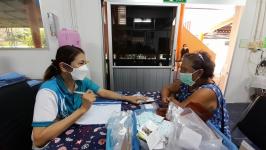 รพ.สต.บ้านสันป่าไร่ จ่ายยา pt NCD กลุ่ม 3 (HTไทย)