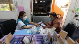 รพ.สต.บ้านสันป่าไร่ จ่ายยา pt NCD กลุ่ม 3 (HTไทย)