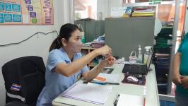 20/3/66 รพ.สต.บ้านสันป่าไร่ รณรงค์ตรวจคัดกรองมะเร็งปากมดลูก ด้วยวิธี HPV self sampling รอบเก็บตก สำหรับกลุ่มเป้าหมายที่ไม่สามารถมาตรวจในช่วงรณรงค์ที่ผ่านมา(วันนี้มีผู้มารับบริการ เพิ่มอีก 8 ราย รวมเป็น 87 ราย)