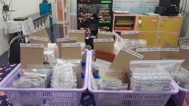 25/4/66 ช่วงบ่าย รพ.สต.บ้านสันป่าไร่ ร่วมกับทีม รพ.แม่ระมาด จ่ายยา , พบแพทย์ , นับจำนวนยา และ ทบทวนความเข้าใจการทานยาก่อนกลับบ้าน ในผู้ป่วยโรคเบาหวานที่รับยาที่ รพ.สต.บ้านสันป่าไร่