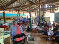 25/4/2566 จนท.ทันตาภิบาล รพ.สต.บ้านสันป่าไร่ร่วมกับกลุ่มงานทันตกรรม รพ.แม่ระมาด