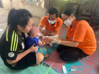 11/5/66 จนท.รพ.สต.บ้านสันป่าไร่ ออกหน่วยฉีดวัคซีนเด็กอายุ 0-5 ปี,เจาะเลือดตรวจ hct ,จ่ายยา para/ferrous syr ,ยืนยันตัวตน(Authen) พื้นที่ หมู่ 6 บ้านห้วยกระทิง ต.พระธาตุ