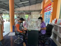 16/5/66 รพ.สต.บ้านสันป่าไร่ วัดความดันโลหิต,เจาะเลือด,ชั่งน้ำหนัก,วัดรอบเอว,ทำAuthenยืนยันตัวตน ผู้ป่วยโรคความดันโลหิตสูง(กลุ่ม2/3) ที่รับยาที่ รพ.สต.บ้านสันป่าไร่ จำนวน 52 ราย