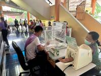 16/5/66 รพ.สต.บ้านสันป่าไร่ วัดความดันโลหิต,เจาะเลือด,ชั่งน้ำหนัก,วัดรอบเอว,ทำAuthenยืนยันตัวตน ผู้ป่วยโรคความดันโลหิตสูง(กลุ่ม2/3) ที่รับยาที่ รพ.สต.บ้านสันป่าไร่ จำนวน 52 ราย