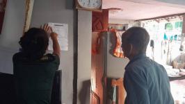 จนท.รพ.สต.บ้านสันป่าไร่ร่วมกับอสม.ม.3บ้านป่าไร่เหนือให้ความรู้ คำแนะนำเกี่ยวกับ 10 สัญญานเตือนเสี่ยงฆ่าตัวตายพร้อมทั้งติดป้าย 10 สัญญานเตือนเสี่ยงฆ่าตัวตาย จำนวน 278 หลังคาเรือน