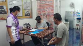 23/5/66 ช่วงบ่าย รพ.สต.บ้านสันป่าไร่ ให้บริการจ่ายยาผู้ป่วยโรคความดันโลหิตสูง (กลุ่ม 2/3) ที่รับยาที่ รพ.สต.จำนวน 52 ราย