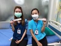 16/6/66 รพ.สต.บ้านสันป่าไร่ ฉีดวัคซีนป้องกันไข้หวัดใหญ่ แก่บุคลากรกลุ่มเสี่ยง จำนวน 8 ราย