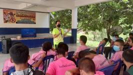 17/6/66 รพ.สต.บ้านสันป่าไร่ร่วมกับเครือข่ายควบคุม ป้องกันโรคติดต่อ จัดอบรมให้ความรู้แก่ประชาชนหมู่ที่3 บ้านป่าไร่เหนือ ในโครงการรณรงค์ป้องกัน ควบคุมโรคไข้เลือดออก โดยมีวิทยากรจากรพ.แม่ระมาด มาให้ความรู้และแลกเปลี่ยนประสบการณ์ในการป้องกันและควบคุมโรคไข้เลื