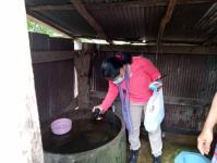 25/6/66 จนท.รพ.สต.บ้านสันป่าไร่ร่วมกับอสม.ม.3 บ้านจบปิ ควบคุมโรคไข้เลือดออก รอบ 2 เคสดช.ณัฐคุณ พงษ์ไทย