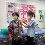 26/6/66 รพ.สต.บ้านสันป่าไร่ รณรงค์ฉีดวัคซีนป้องกันไข้หวัดใหญ่ กลุ่มเสี่ยงสิทธิ์เบิกได้ 9 ราย สรุปยอดรวม 157 ราย