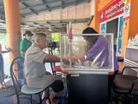 27/6/66 ช่วงบ่าย จนท.รพ.สต.บ้านสันป่าไร่ ร่วมกับทีม รพ.แม่ระมาด ให้บริการจ่ายยาให้แก่ผู้ป่วยโรคความดันโลหิตสูง ที่รับยาที่ รพ.สต.บ้านสันป่าไร่ (กลุ่ม 3) จำนวน 51 ราย