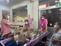 27/6/66 ช่วงบ่าย จนท.รพ.สต.บ้านสันป่าไร่ ร่วมกับทีม รพ.แม่ระมาด ให้บริการจ่ายยาให้แก่ผู้ป่วยโรคความดันโลหิตสูง ที่รับยาที่ รพ.สต.บ้านสันป่าไร่ (กลุ่ม 3) จำนวน 51 ราย