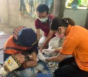 13/7/66 รพ.สต.บ้านสันป่าไร่ ออกหน่วยฉีดวัคซีนเด็กอายุ 0-5 ปี ที่ หมู่ 6 บ้านห้วยกระทิง จำนวน 7 ราย มีการเจาะเลือดตรวจความเข้มข้นของเลือด(Hct) , จ่ายยา para syrferrous syr