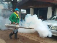 18/7/66 จนท.รพ.สต.บ้านสันป่าไร่ร่วมกับผู้นำชุมชน อบต.พระธาตุ อสม.และประชาชน ม.3บ้านป่าไร่เหนือ รณรงค์สำรวจและทำลายแหล่งเพาะพันธ์ลูกน้ำยุงลายและพ่นสารเคมีกำจัดยุงตัวแก่ทั้งหมู่บ้านเนื่องในวันสวรรคตของสมเด็จย่า