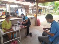 21766 จนท.รพ.สต.บ้านสันป่าไร่ร่วมกับจนท.รพ.แม่ระมาด ติดตามเยี่ยมบ้านผู้ป่วยวัณโรค จำนวน 2 ราย