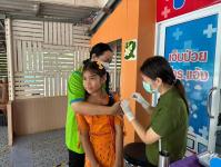 26/7/66 รพ.สต.บ้านสันป่าไร่ ให้บริการ ฉีดวัคซีนนักเรียน ชั้น ป.1 ที่ไม่มีประวัติหรือมีประวัติการได้รับวัคซีนไม่ครบตามเกณฑ์มาตรฐานงานสร้างเสริมภูมิคุ้มกันโรค จำนวน 5 โรงเรียนในเขตรับผิดชอบ รวม 31 คน