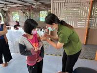 26/7/66 รพ.สต.บ้านสันป่าไร่ ให้บริการ ฉีดวัคซีนนักเรียน ชั้น ป.1 ที่ไม่มีประวัติหรือมีประวัติการได้รับวัคซีนไม่ครบตามเกณฑ์มาตรฐานงานสร้างเสริมภูมิคุ้มกันโรค จำนวน 5 โรงเรียนในเขตรับผิดชอบ รวม 31 คน