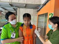 26/7/66 รพ.สต.บ้านสันป่าไร่ ให้บริการ ฉีดวัคซีนนักเรียน ชั้น ป.1 ที่ไม่มีประวัติหรือมีประวัติการได้รับวัคซีนไม่ครบตามเกณฑ์มาตรฐานงานสร้างเสริมภูมิคุ้มกันโรค จำนวน 5 โรงเรียนในเขตรับผิดชอบ รวม 31 คน