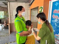 26/7/66 รพ.สต.บ้านสันป่าไร่ ให้บริการ ฉีดวัคซีนนักเรียน ชั้น ป.1 ที่ไม่มีประวัติหรือมีประวัติการได้รับวัคซีนไม่ครบตามเกณฑ์มาตรฐานงานสร้างเสริมภูมิคุ้มกันโรค จำนวน 5 โรงเรียนในเขตรับผิดชอบ รวม 31 คน