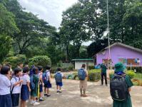 16-18866 จนท.รพ.สต.บ้านสันป่าไร่ ให้ความรู้เกี่ยวกับโรคหนอนพยาธิและตรวจอุจจาระเพื่อค้นหาไข่พยาธิในพื้นที่โครงการพระราชดำริโรงเรียนจาตุรจินดา จำนวน 112 คนพบไข่พยาธิไส้เดือน 2 คน แส้ม้า 4 คนและโรงเรียนบ้านสี่หลัง จำนวน 31 คน พบไข่พยาธิไส้เดือน 1 คน