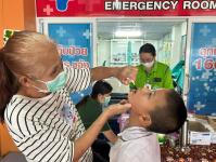 23/8/66 รพ.สต.บ้านสันป่าไร่ ติดตามฉีดวัคซีนนักเรียน (รอบสอง) จำนวน 5 โรงเรียน รวมนักเรียน 40 คน