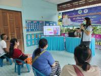 25/8/66 จนท.ทันตาภิบาล รพ.สต.บ้านสันป่าไร่ ร่วมเป็นวิทยากรในการอบรมโครงการส่งเสริมทันตสุขภาพในเด็กปฐมวัย ศูนย์พัฒนาเด็กเล็กบ้านป่าไร่