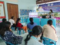 25/8/66 จนท.ทันตาภิบาล รพ.สต.บ้านสันป่าไร่ ร่วมเป็นวิทยากรในการอบรมโครงการส่งเสริมทันตสุขภาพในเด็กปฐมวัย ศูนย์พัฒนาเด็กเล็กบ้านป่าไร่