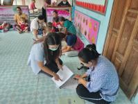 25/8/66 จนท.ทันตาภิบาล รพ.สต.บ้านสันป่าไร่ ร่วมเป็นวิทยากรในการอบรมโครงการส่งเสริมทันตสุขภาพในเด็กปฐมวัย ศูนย์พัฒนาเด็กเล็กบ้านป่าไร่