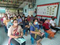 25/8/66 จนท.ทันตาภิบาล รพ.สต.บ้านสันป่าไร่ ร่วมเป็นวิทยากรในการอบรมโครงการส่งเสริมทันตสุขภาพในเด็กปฐมวัย ศูนย์พัฒนาเด็กเล็กบ้านป่าไร่