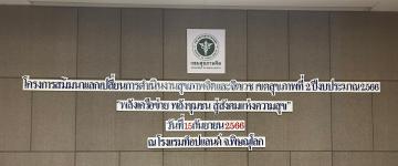 15 ก.ย.66 รพ.สต.บ้านสันป่าไร่ เข้าร่วมนำเสนอผลงานโครงการสัมมนาแลกเปลี่ยนการดำเนินงานสุขภาพจิตฯ เขตสุขภาพที่ 2 ณ โรงแรมท็อปแลนด์ จ.พิษณุโลก
