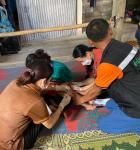 21966 รพ.สต.บ้านสันป่าไร่ ออกหน่วยฉีดวัคซีนเด็กอายุแรกเกิด ถึง 5 ปี และ นักเรียนชั้น ป.6 เขตหมู่ 6 บ้านห้วยกระทิง รวม 13 ราย