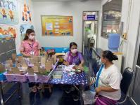 26/9/66 รพ.สต.บ้านสันป่าไร่ ร่วมกับ รพ.แม่ระมาด จ่ายยาให้ผู้ป่วย NCD กลุ่ม 3 (โรคความดันโลหิตสูง) จำนวน 50 ราย