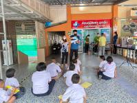 4/10/66 รพ.สต.บ้านสันป่าไร่ ฉีดวัคซีน HPV เข็ม 1 บุคลากรสาธารณสุข,ครู,อสม. ที่อายุไม่เกิน 45 ปี จำนวน 37 คน และฉีดวัคซีนนักเรียนชั้น ป.1,2,6 จำนวน 77 คน