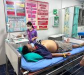 17/10/66 รพ.สต.บ้านสันป่าไร่ วัดความดันโลหิต , เจาะเลือด screening lab , ตรวจ EKG , ตรวจ urine , ยืนยันตัวตน(Authen) ผู้ป่วยโรคเบาหวานที่รับยาที่รพ.สต.จำนวน 22 ราย