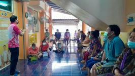 24/10/66 ช่วงบ่าย รพ.สต.บ้านสันป่าไร่ ร่วมกับ แพทย์ และ ทีม รพ.แม่ระมาด จ่ายยาผู้ป่วยโรคเบาหวาน ที่รับยาที่ รพ.สต.จำนวน 22 ราย มีกิจกรรมแลกเปลี่ยนเรียนรู้,แจ้งผลการตรวจเลือด/ผลการตรวจ EKG ประจำปี,จ่ายยา,ตรวจสุขภาพช่องปาก,นับจำนวนยาและทบทวนความเข้าใจการทาน