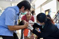 ปลัดองค์การบริหารส่วนจังหวัดตาก เป็นประธานเปิดการรณรงค์ให้วัคซีนป้องกันโปลิโอ ของสถานบริการสาธารณสุข  สังกัดองค์การบริหารส่วนจังหวัดตาก ปี 2567 