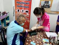21-22 พ.ย.66 รพ.สต.บ้านสันป่าไร่ เจาะเลือดประจำปี( screening lab ), วัดความดันฯ , ตรวจสุขภาพ , ตรวจคลื่นไฟฟ้าหัวใจ(EKG) , ตรวจปัสสาวะ ผู้ป่วยโรคความดันโลหิตสูงที่รับยาที่ รพ.สต.บ้านสันป่าไร่ กลุ่ม 2 จำนวน 51 ราย