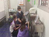 12/12/66 รพ.สต.บ้านสันป่าไร่ รับการประเมินหน่วยบริการเจาะเลือดเก็บตัวอย่างและนำส่งตัวอย่างนอกโรงพยาบาลเพื่อสนับสนุนโครงการลดความแออัดกระทรวงสาธารณสุข จากทีมเทคนิคการแพทย์ รพ.แม่ระมาด