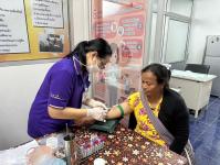 19/12/66 รพ.สต.บ้านสันป่าไร่ เจาะเลือดประจำปี(screening lab) ,ตรวจปัสสาวะ,ตรวจคลื่นไฟฟ้าหัวใจ(EKG),ยืนยันตัวตน(Authen) ผู้ป่วยโรคความดันโลหิตสูง กลุ่ม 3 จำนวน 19 ราย และ รณรงค์หยอดวัคซีนป้องกันโรคโปลิโอ รอบสอง จำนวน 5 หมู่บ้าน