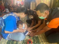 1/11/67 รพ.สต.บ้านสันป่าไร่ ออกหน่วยฉีดวัคซีนเด็กอายุ 2 เดือน ถึง 4 ปี เขต สสช.ห้วยกระทิง ที่ หมู่ 6 บ้านห้วยกระทิง จำนวน 14 ราย และ เจาะเลือดตรวจ Hct , จ่ายยา para syr , ferrous syr , แจกของเล่นให้เด็ก ๆ ทุกคน