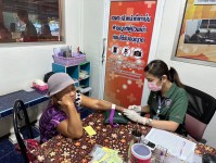 17 มกราคม 2567 รพ.สต.บ้านสันป่าไร่ เจาะเลือด,วัดความดันโลหิต,ชั่งน้ำหนัก,ยืนยันตัวตน ผู้ป่วยโรคเบาหวาน จำนวน 20 ราย