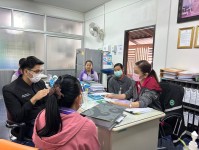 6 ก.พ.2567 หน่วยตรวจสอบภายใน อบจ.ตาก มาให้คำแนะนำและชี้แจงรายละเอียดการจัดทำเอกสารการใช้รถและการเบิกพัสดุ ที่ รพ.สต.บ้านสันป่าไร่