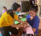 7 มี.ค.67 รพ.สต.บ้านสันป่าไร่ ออกหน่วยฉีดวัคซีนเด็กอายุ 2 เดือน ถึง 4 ปี เขตหมู่ 6 บ้านห้วยกระทิง ต.พระธาตุ จำนวน 13 ราย