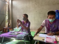 7 มี.ค.67 รพ.สต.บ้านสันป่าไร่ ออกหน่วยฉีดวัคซีนเด็กอายุ 2 เดือน ถึง 4 ปี เขตหมู่ 6 บ้านห้วยกระทิง ต.พระธาตุ จำนวน 13 ราย