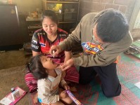 7 มี.ค.67 รพ.สต.บ้านสันป่าไร่ ออกหน่วยฉีดวัคซีนเด็กอายุ 2 เดือน ถึง 4 ปี เขตหมู่ 6 บ้านห้วยกระทิง ต.พระธาตุ จำนวน 13 ราย