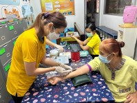 18 มี.ค.67 เวลา 07.30 น.รพ.สต.บ้านสันป่าไร่ เจาะเลือดตรวจสุขภาพ เจ้าหน้าที่ ประจำปี 2567 จำนวน 8 ราย