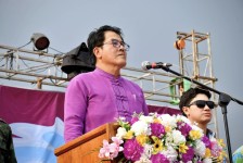 ปลัดองค์การบริหารส่วนจังหวัดตาก เป็นประธานเปิดงานประเพณีนิเทาะซอปกาเกอะญอพระธาตุผาแดง อำเภอแม่สอด ประจำปี 2567