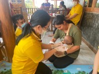 9 พ.ค.67 รพ.สต.บ้านสันป่าไร่ ออกหน่วยฉีดวัคซีนเด็กอายุ 2 เดือน ถึง 4 ปี ที่บ้านห้วยกระทิง หมู่ 6 ต.พระธาตุ จำนวน 10 ราย